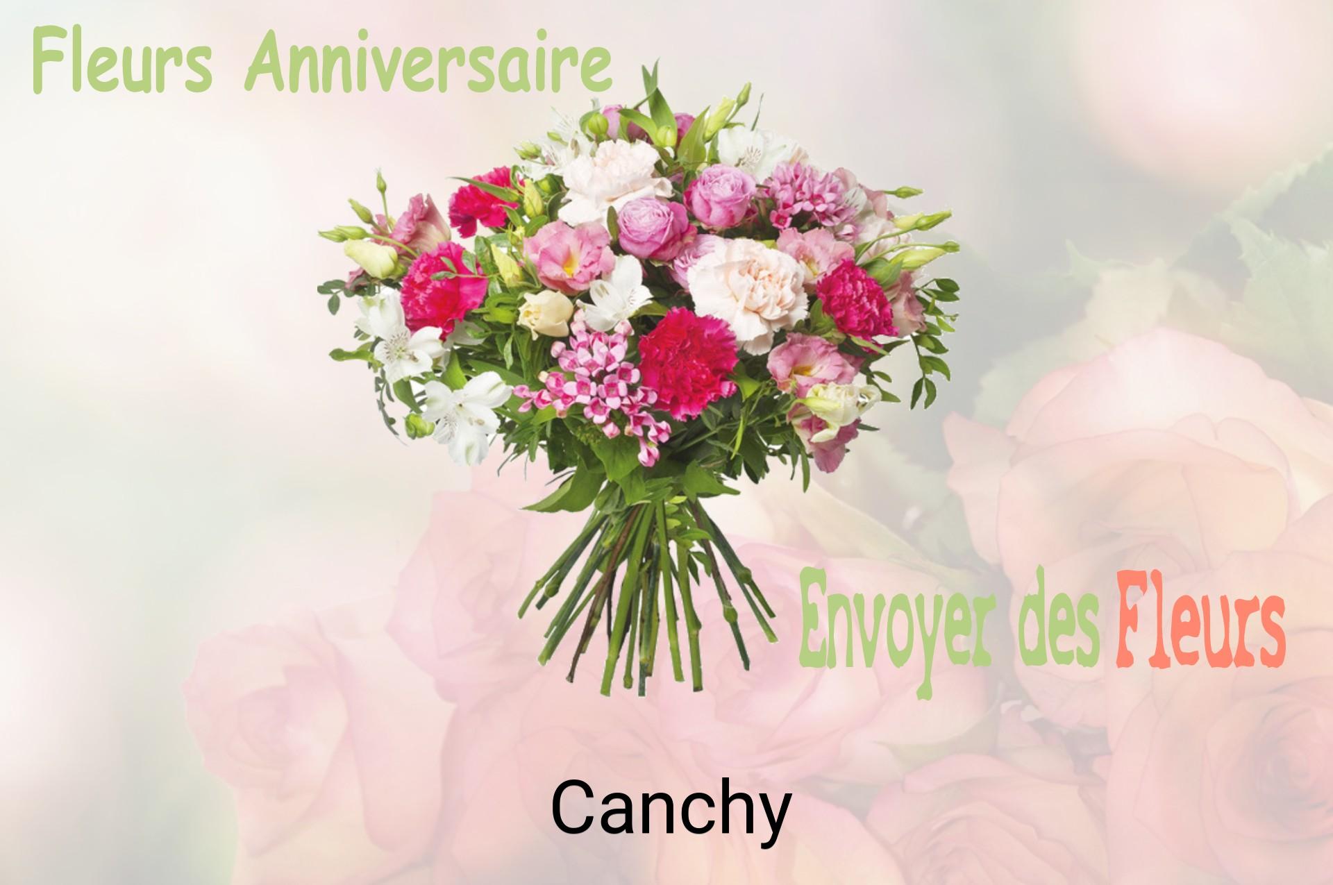 Bouquet de fleurs d’anniversaire livré à Canchy